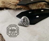 House Lannister Ring, Game of Thrones Ring, Game of Thrones Jewelry, Lion Ring, Sterling Silver Ring, Jaime Lannister, Hear me roar