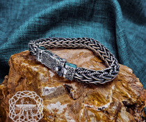 Mammen Style Filigree Sterling Silver Viking Bracelet. Based on the Cammin Casket.