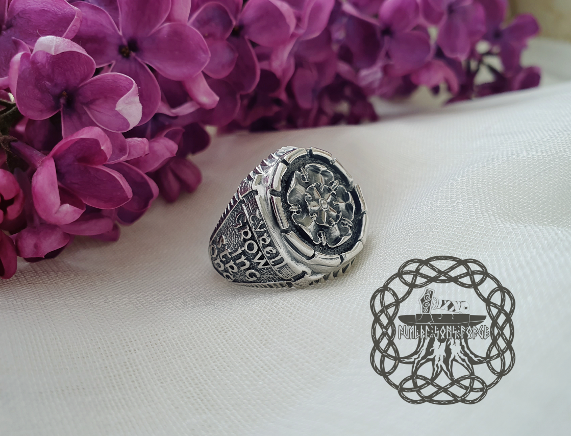 House Tyrell Ring, Sterling Silver Ring, Game of Thrones Ring, Tyrell House, Growing Strong Game of Thrones Cosplay Jewelry