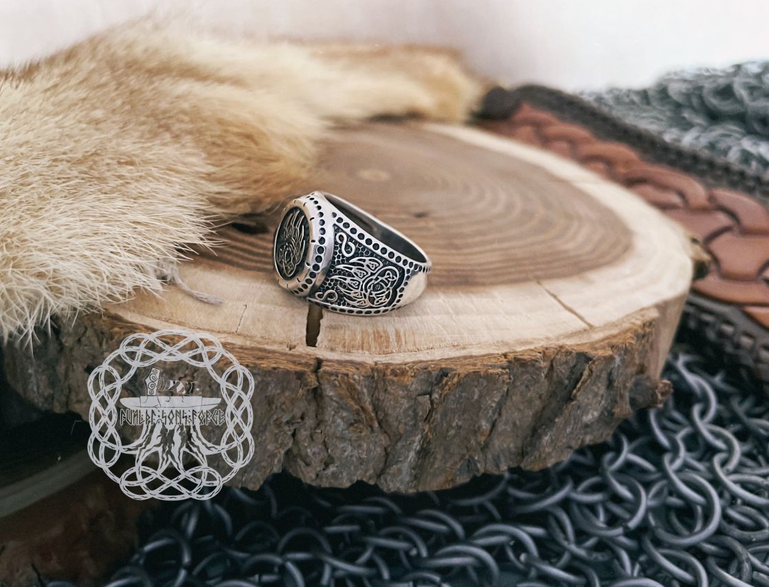 Sterling Silver Viking Bear Paw Ring. Handmade Berserker Design.