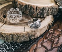 Sterling Silver Viking Bear Paw Ring. Handmade Berserker Design.