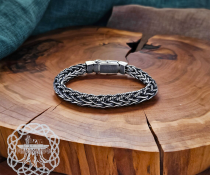 Mammen Style Filigree Sterling Silver Viking Bracelet. Based on the Cammin Casket.