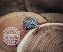 Handcrafted Sterling Silver Eagle Ring. Unique Animal Jewelry.