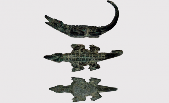 Crocodile figurine of Roman date