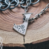 Sterling Silver Viking Axe Pendant. Authentic Scandinavian Design.