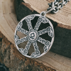 Slavic Kolovrat Pendant Sterling Silver Kolovrat Pendant Slavic Necklace Sun Symbol Slavic Jewelry Viking Jewelry (A star of Russ)
