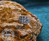 Handcrafted Sterling Silver Viking Longship Ring. Norse Drakkar Jewelry.