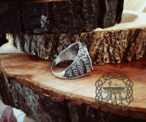 House Stark Ring, Game of Thrones Jewelry, Game of Thrones Ring, Sterling Silver Wolf Ring, House Stark Winter is Coming Ring