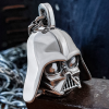 Handmade Sterling Silver Darth Vader Pendant. Star Wars Jewelry.