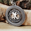 Handmade Sterling Silver Yggdrasil Pendant. Norse Viking Necklace.