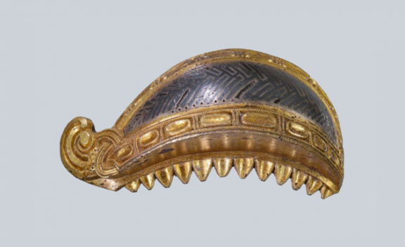 Eyebrow arch around 600 AD