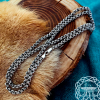 Handmade Sterling Silver Viking Chain. Norse Replica Necklace.