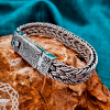 Mammen Style Viking Arm Ring. Handcrafted Sterling Silver Bracelet Inspired by Cammin Casket.