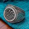Sterling Silver Sleipnir Ring. Artisan Handmade Viking Design.