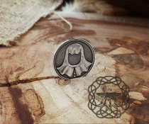 Silver Faceless Man Coin Pendant, Game of Thrones Valar Morghulis Necklace, Valar Dohaeris Coin