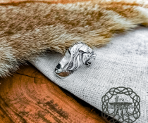 Sterling Silver Tiger Head Ring. Handmade Animal Jewelry.