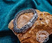 Mammen Style Filigree Sterling Silver Viking Bracelet. Based on the Cammin Casket.