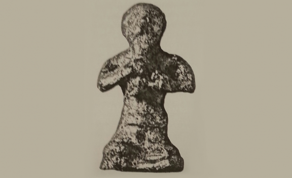 Thor bronze idol from Chernaya Mogila, Ukraine 