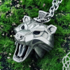 Bear Pendant Sterling Silver Bear Necklace Bear School Bear Medallion