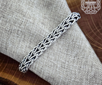 Mammen Style Sterling Silver Viking Bracelet. Based on the Cammin Casket.