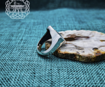 Sterling Silver Eagle Signet Ring. Handmade Animal Jewelry.