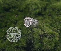 Sterling Silver Viking Bear Paw Ring. Handmade Berserker Design.