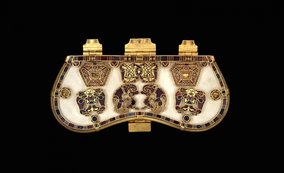 Purse lid from the Sutton Hoo ship burial