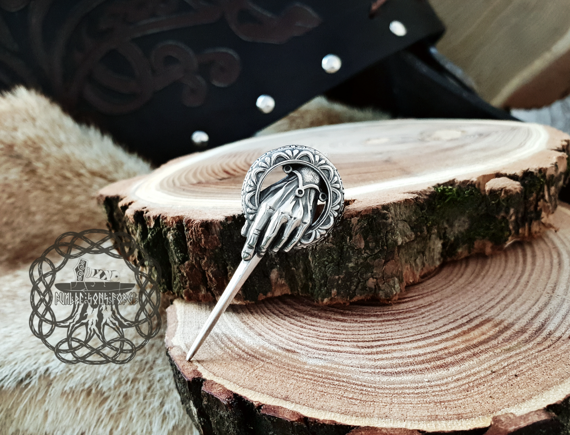 Hand of the King Brooch, Game of Thrones Jewelry, Game of Thrones Brooch, Kings Hand Pin, Game of Thrones Pin, Sterling Silver Brooch