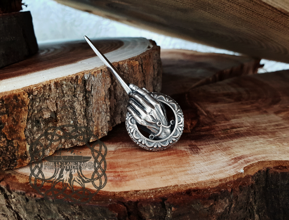 Hand of the King Brooch, Game of Thrones Jewelry, Game of Thrones Brooch, Kings Hand Pin, Game of Thrones Pin, Sterling Silver Brooch