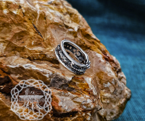 Handmade Sterling Silver Scorpion Ring. Biomechanical Animal Jewelry.
