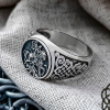 Handmade Sterling Silver Saint George Ring. Dragon Slayer Design.