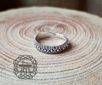 Handmade Sterling Silver Viking Ring. Authentic Norse Jewelry.