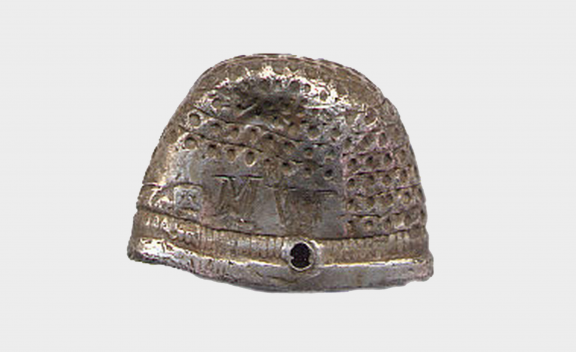 Silver thimble