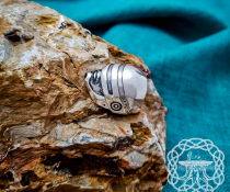 Robocop Sterling Silver Ring. Handmade Heroic Design.