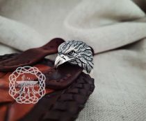 Handcrafted Sterling Silver Eagle Ring. Unique Animal Jewelry.