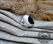 Robocop Sterling Silver Ring. Handmade Heroic Design.