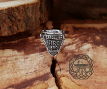 House Targaryen Ring, Sterling Silver Ring, Game of Thrones Jewelry, Targaryen House Amulet, Daenerys Targaryen, Fire and Blood