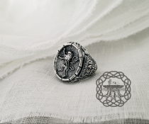 House Lannister Ring, Game of Thrones Ring, Game of Thrones Jewelry, Lion Ring, Sterling Silver Ring, Jaime Lannister, Hear me roar