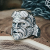 Sterling Silver Hellboy Ring. Handcrafted Comic Cosplay Jewelry.