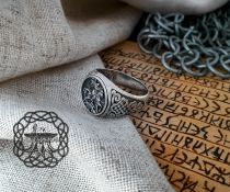 Handmade Sterling Silver Saint George Ring. Dragon Slayer Design.