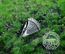 House Tyrell Ring, Sterling Silver Ring, Game of Thrones Ring, Tyrell House, Growing Strong Game of Thrones Cosplay Jewelry