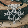 Viking Mjolnir Necklace Replica from Hiddensee. Sterling Silver Thor Hammer Pendant.