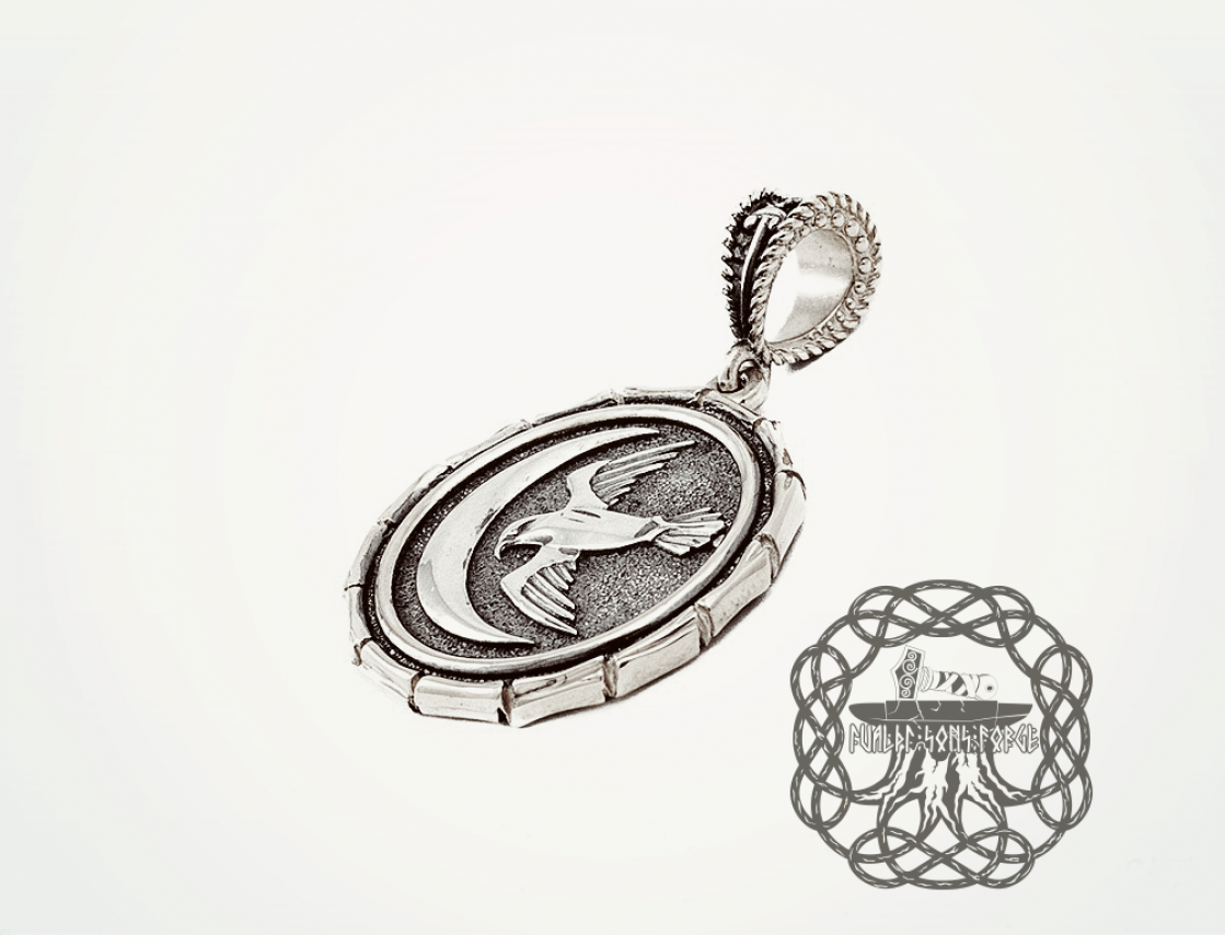 Arryn House Pendant, Sterling Silver Arryn Necklace, Game of Thrones Jewelry