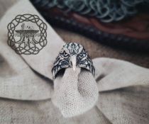 Handcrafted Sterling Silver Eagle Ring. Unique Animal Jewelry.