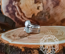 Handmade Sterling Silver Darth Vader Ring. Star Wars Jewelry.