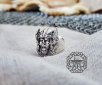 Thor Ring Viking Helmet Ring Viking Ring Sterling Silver Ring Viking Jewelry Norse Ring Scandinavian Ring