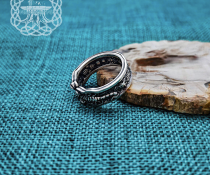 Handmade Sterling Silver Scorpion Ring. Biomechanical Animal Jewelry.