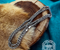 Handmade Sterling Silver Viking Chain. Norse Replica Necklace.