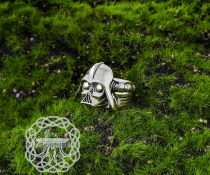 Handmade Sterling Silver Darth Vader Ring. Star Wars Jewelry.