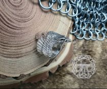 Handmade Sterling Silver Raven Ring. Norse Viking Animal Design.